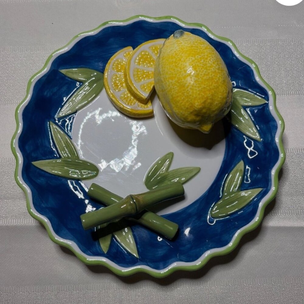 Bella Casa by Ganze lemon plate, 8”